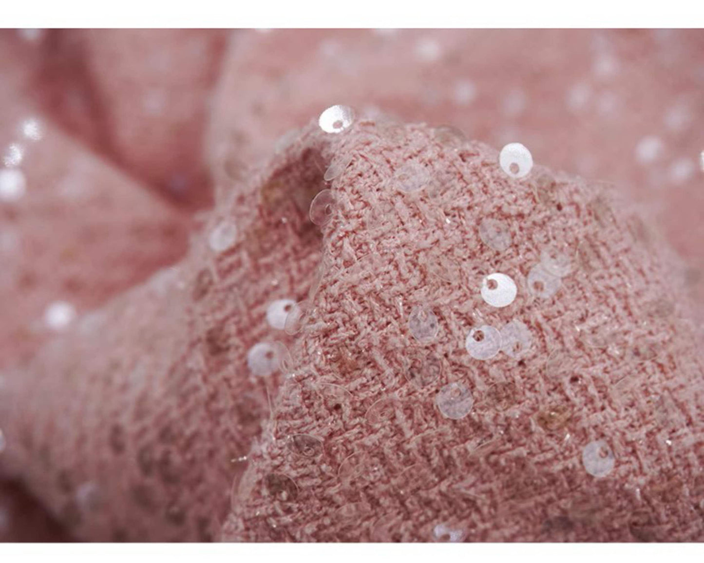 Sequins Beaded Tweed Boucle Fabric