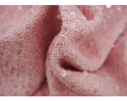 Sequins Beaded Tweed Boucle Fabric